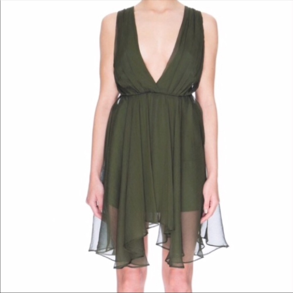 NEW! Keepsake the label olive all rise mini dress